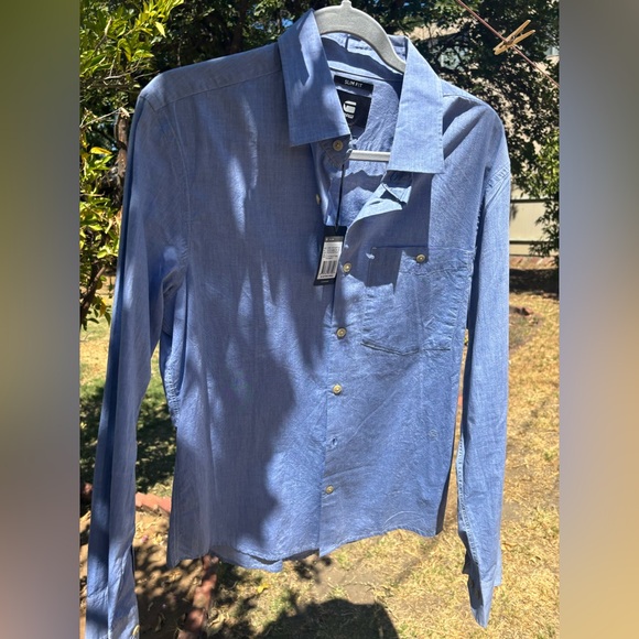 G-Star Light Blue Casual Shirt - Picture 8 of 16